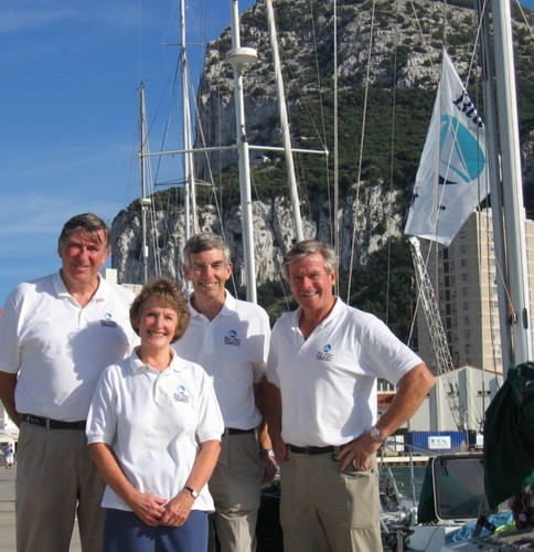Some of the team that made it all happen - Peter and Annette Seymour Richard Bolt and Tony Diment © SW